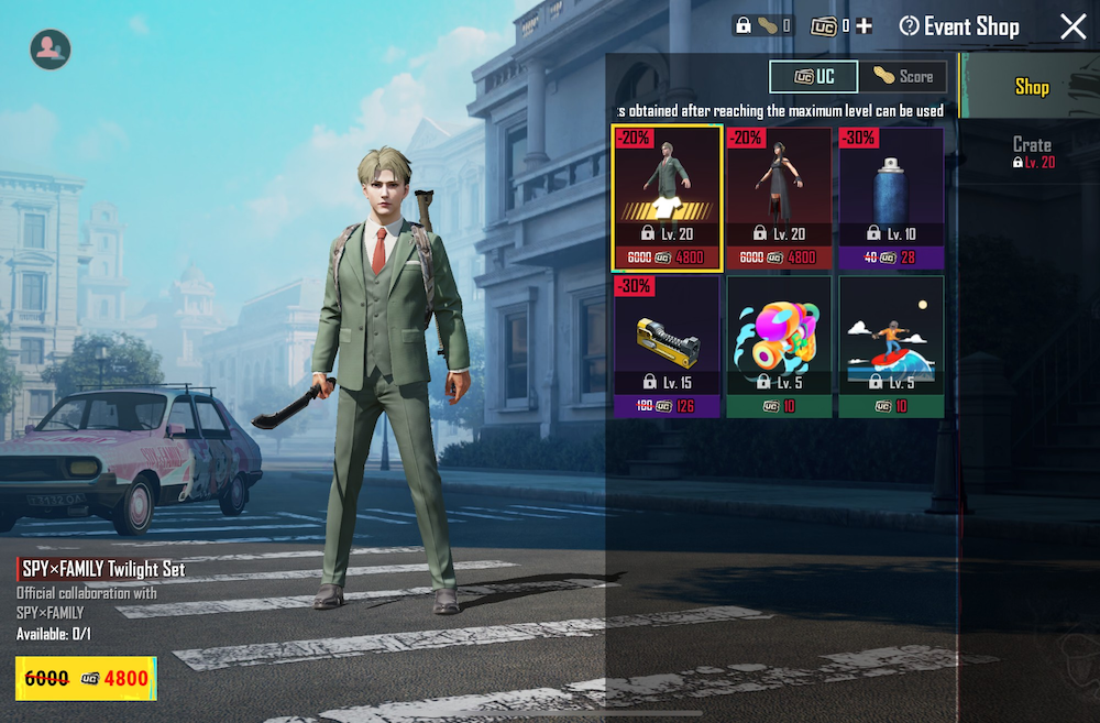 PUBG Mobile x Spy × Family